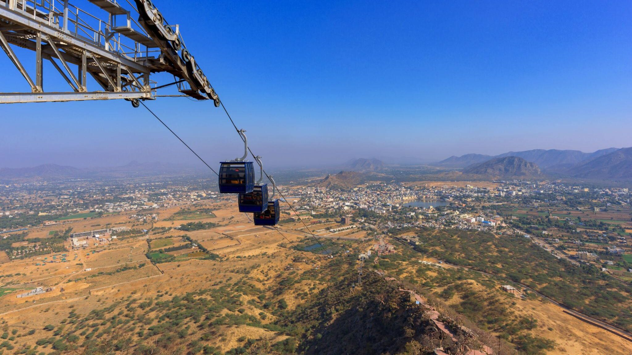 Ropeway in Pushkar