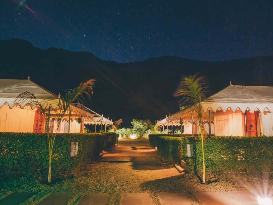 Camping in Pushkar