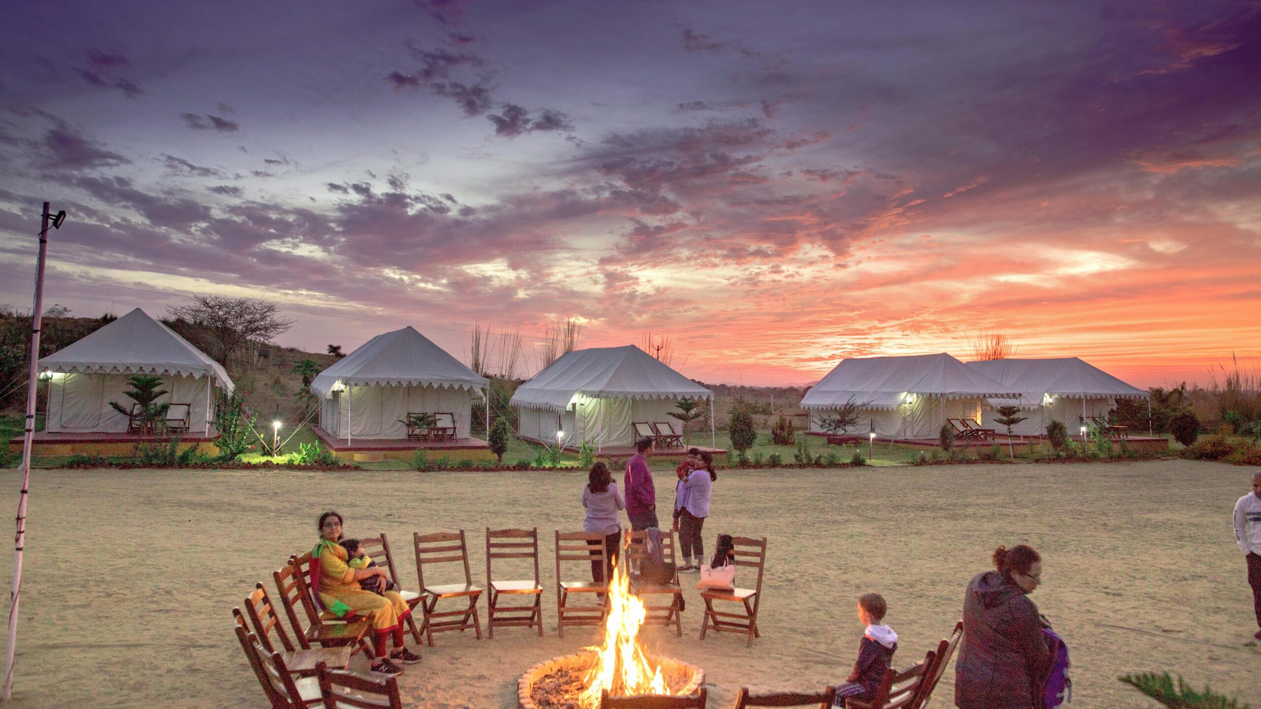 Camping in Pushkar