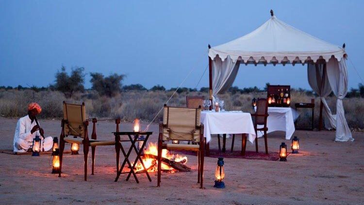 Camping in Pushkar